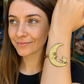 🌙✨ Trendy Maan, Ster & Spiraal Armband