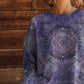 Losvallend tie-dye sweatshirt voor dames