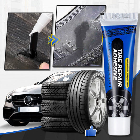 🤩Opruimingsverkoop 🤩Weerbestendige, waterdichte, flexibele bandenreparatielijm