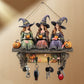 ✨ Betoverende Halloween Heksen Wanddecoratie met Haakjes