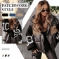 🎁 Hot Sale 50% KORTING 🔥Dames Patchwork Gebreide Mouw Capuchon Pufferjack | Gratis Express Levering✈️