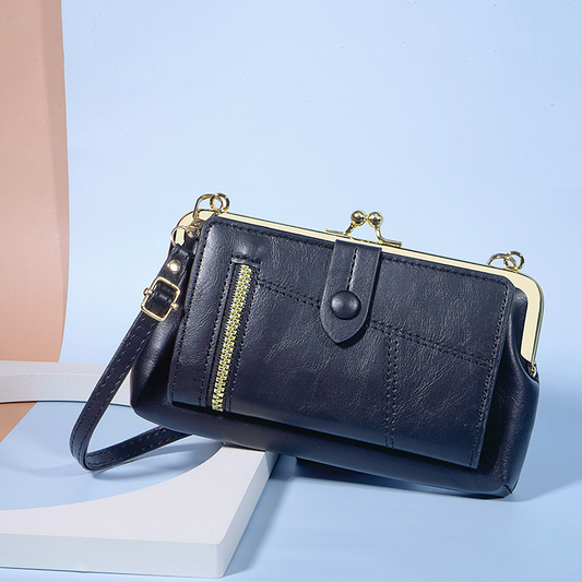 Crossbody telefoontas met multi-card organisator