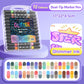 Glitterstiften met dubbele punt