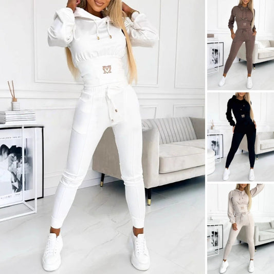 🔥Tweedelig trainingspak met capuchon voor dames