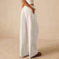 💞Women’s Casual Soft Wide-Leg Pants With Drawstring