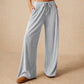 💞Women’s Casual Soft Wide-Leg Pants With Drawstring