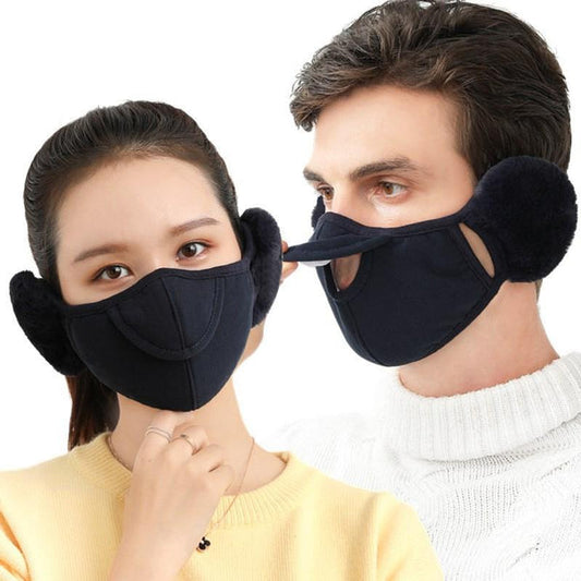 Warm gezichtsmasker met oorwarmers