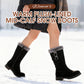 Warme, met pluche gevoerde halfhoge snowboots voor dames
