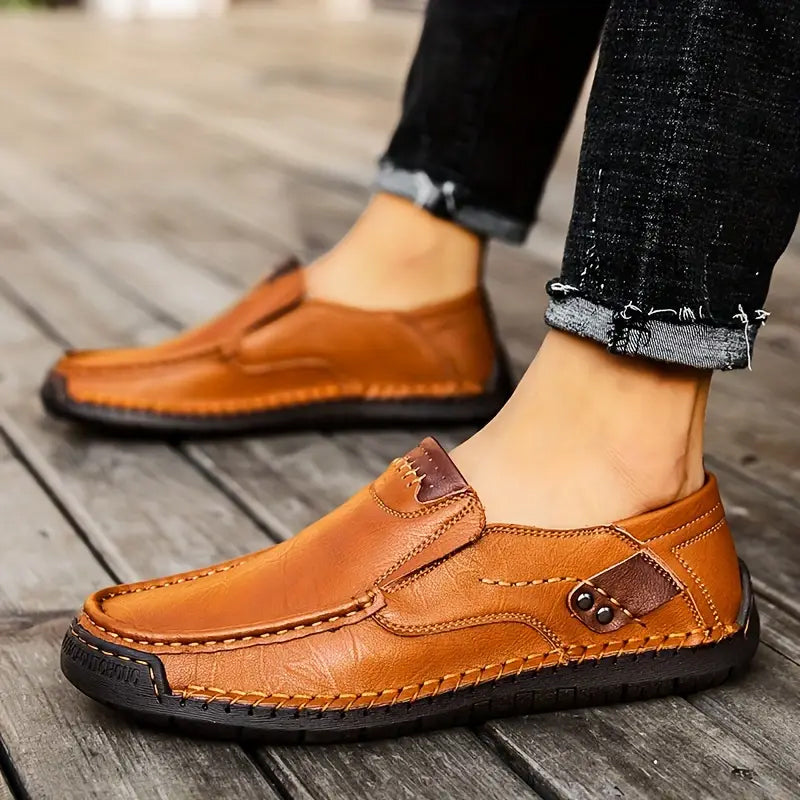📢📢50%  OFF !! ⏰🔥Breathable calfskin🔥Classic comfortable leather shoes for men