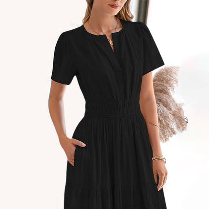 💕SPRING HOT SALE 50% OFF💕Women's Boho Chic Smocked Waist Maxi Dress