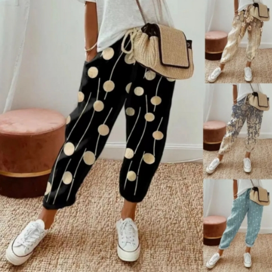 🔥Hot Sale Offers-Women's Printed Multicolor Casual Pants