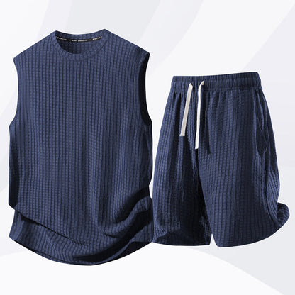 Men's Casual Sportswear Tank Top & Shorts Set