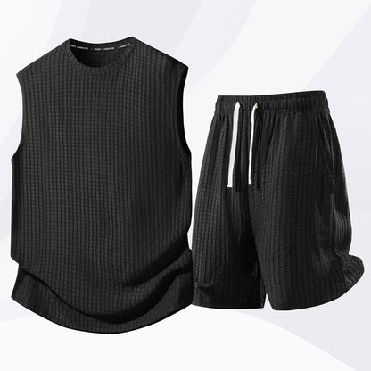 Men's Casual Sportswear Tank Top & Shorts Set