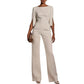🎉 Kjempegodt tilbud!⌛Tidsbegrenset tilbud – elegant, smal jumpsuit med perler