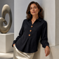 🏆 Salgskongen – halv pris i begrenset tid! Elegant damebluse med reverskrage og knapper