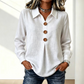🏆 Salgskongen – halv pris i begrenset tid! Elegant damebluse med reverskrage og knapper