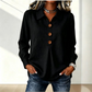 🏆 Salgskongen – halv pris i begrenset tid! Elegant damebluse med reverskrage og knapper