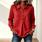 🏆 Salgskongen – halv pris i begrenset tid! Elegant damebluse med reverskrage og knapper