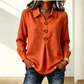 🏆 Salgskongen – halv pris i begrenset tid! Elegant damebluse med reverskrage og knapper