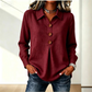 🏆 Salgskongen – halv pris i begrenset tid! Elegant damebluse med reverskrage og knapper