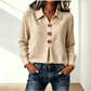 🏆 Salgskongen – halv pris i begrenset tid! Elegant damebluse med reverskrage og knapper