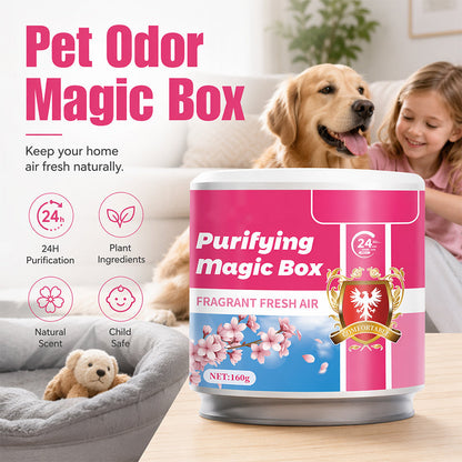 💪 Denne prisen er rå! Gel mot kjæledyrlukt 160 g – Purifying Magic Box