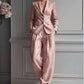 🚀 Nye varer akkurat ankommet – 50% smakstilbud! 2-delers dress med blazer og bukser i casual-stil for kvinner